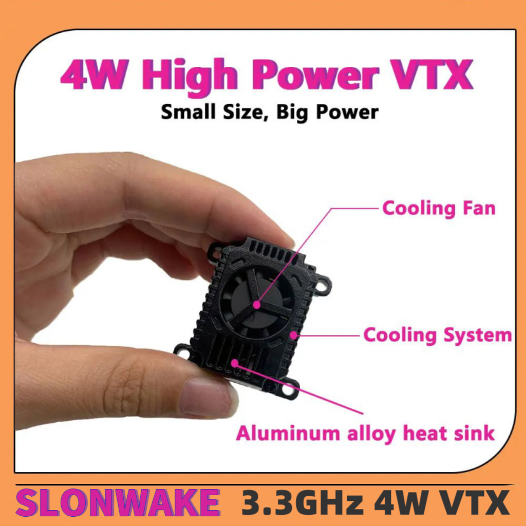 SLONWAKE FPV 3.3G 16CH 4000mW  - مراجعة Fpv Drone Vtx وسعره