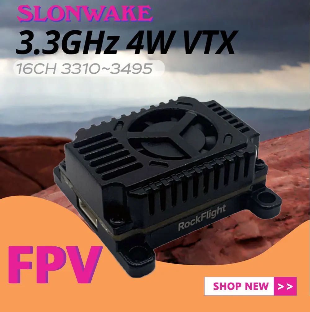SLONWAKE FPV 3.3G 16CH 4000mW  - مراجعة Fpv Drone Vtx وسعره