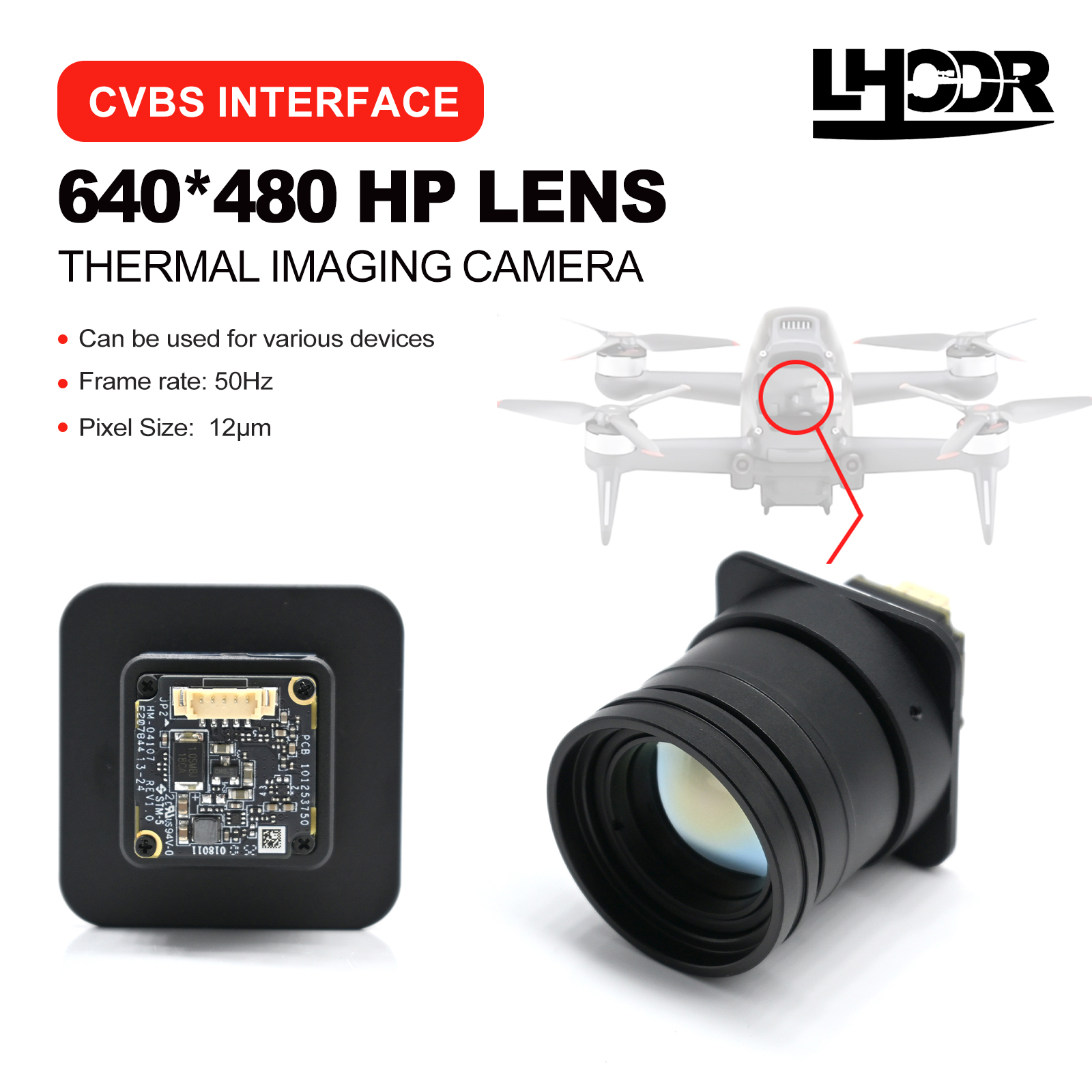 30mm 640x480 pix Drone thermal - مراجعة Fpv Drone Kit وسعره