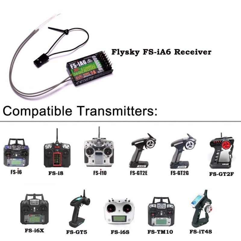 Flysky FS-IA6 Receiver 6CH Dua - مراجعة Fpv Drone Battery وسعره