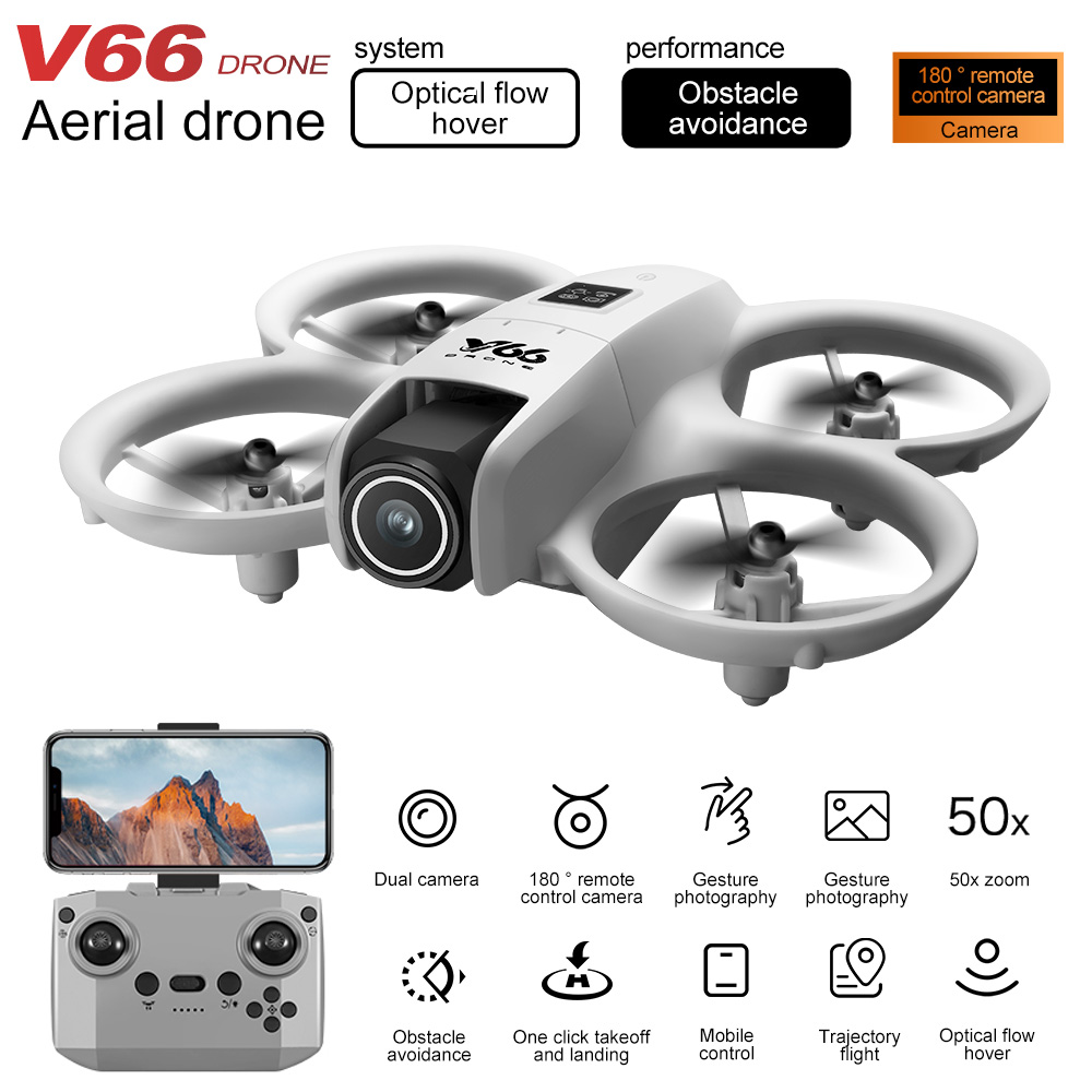 New V66 Mini Drone HD Camera 4 - مراجعة Fpv Drone Charger وسعره