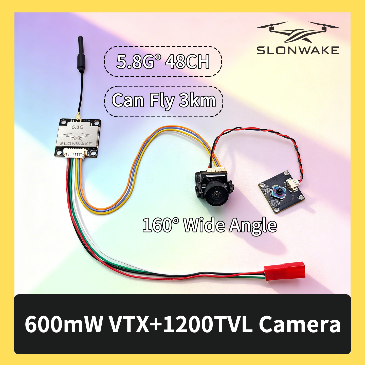 SLONWAKE 5.8G 600mW 7-24V FPV  - مراجعة Fpv Drone Vtx وسعره