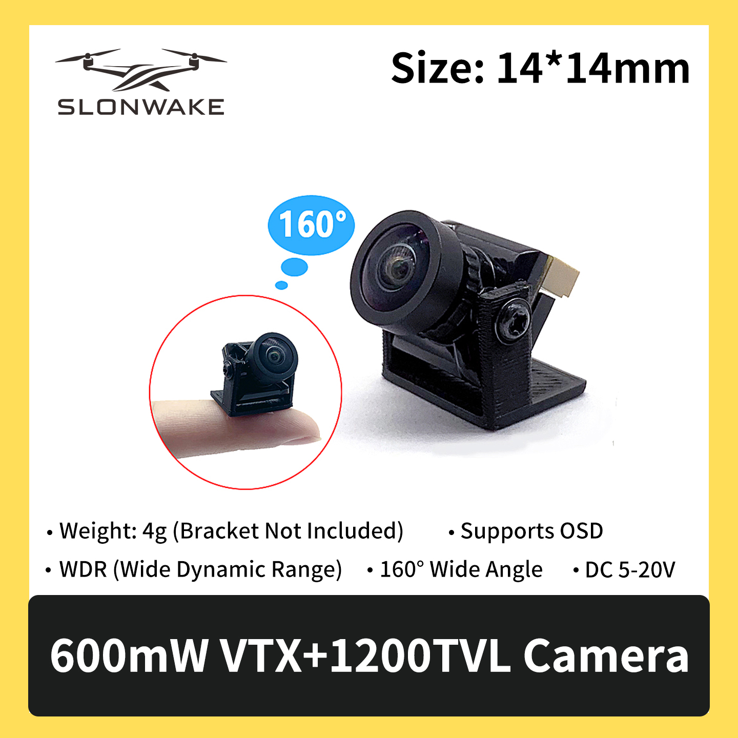 SLONWAKE 5.8G 600mW 7-24V FPV  - مراجعة Fpv Drone Vtx وسعره