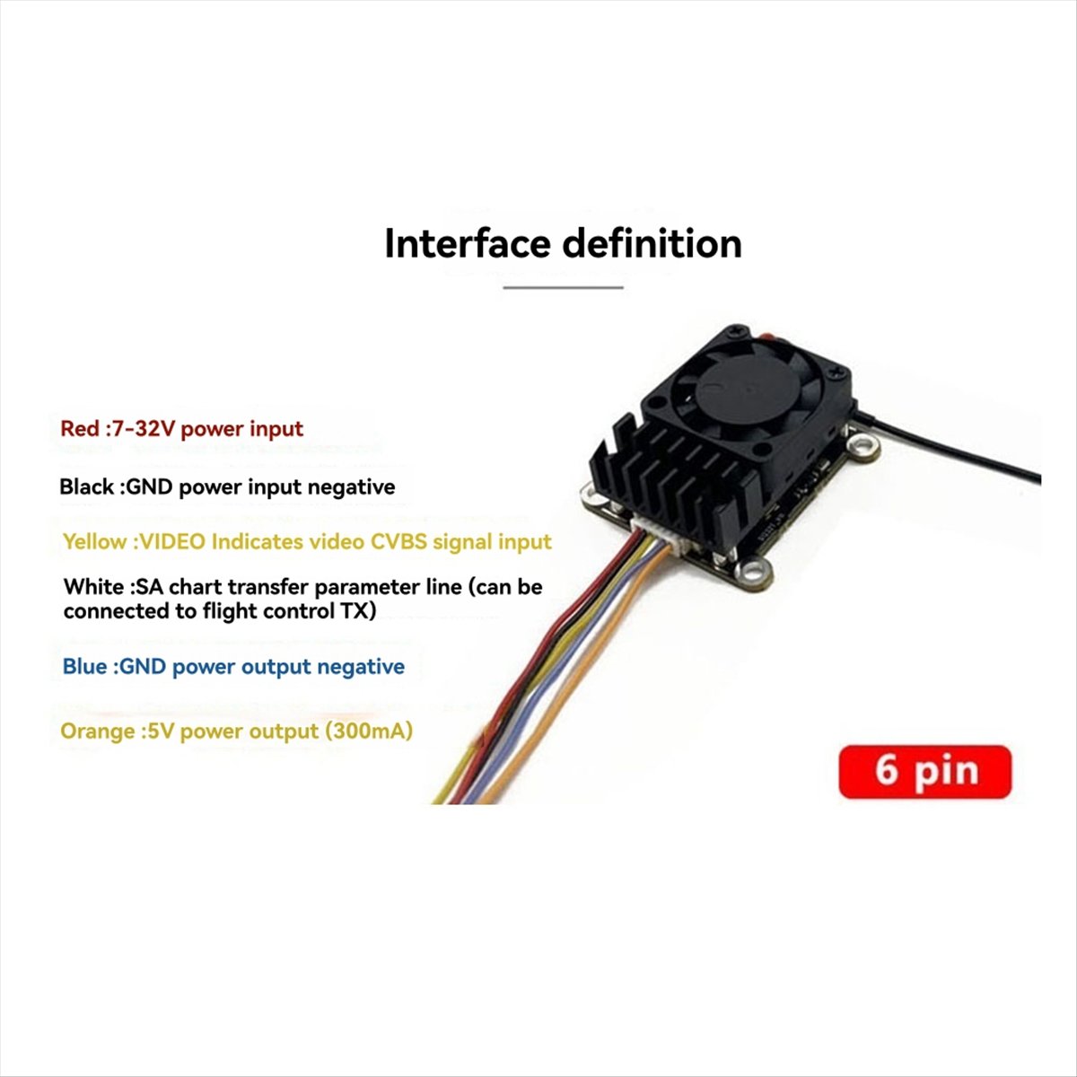 5.8G 2W VTX 2000mW FPV Video T - مراجعة Fpv Drone Vtx وسعره