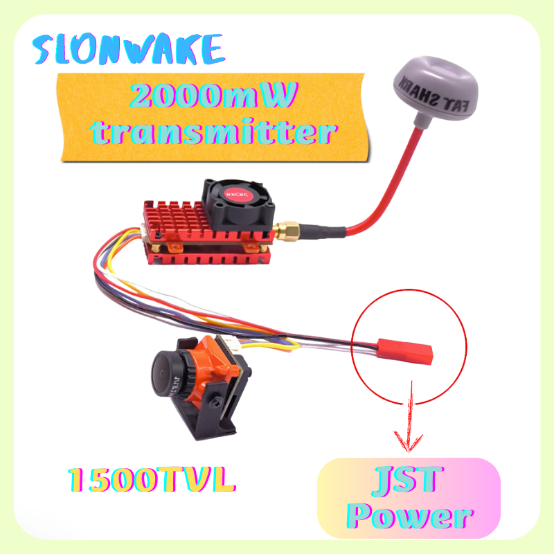 Range 5.8G 2W FPV Wireless Tra - مراجعة Fpv Drone Vtx وسعره