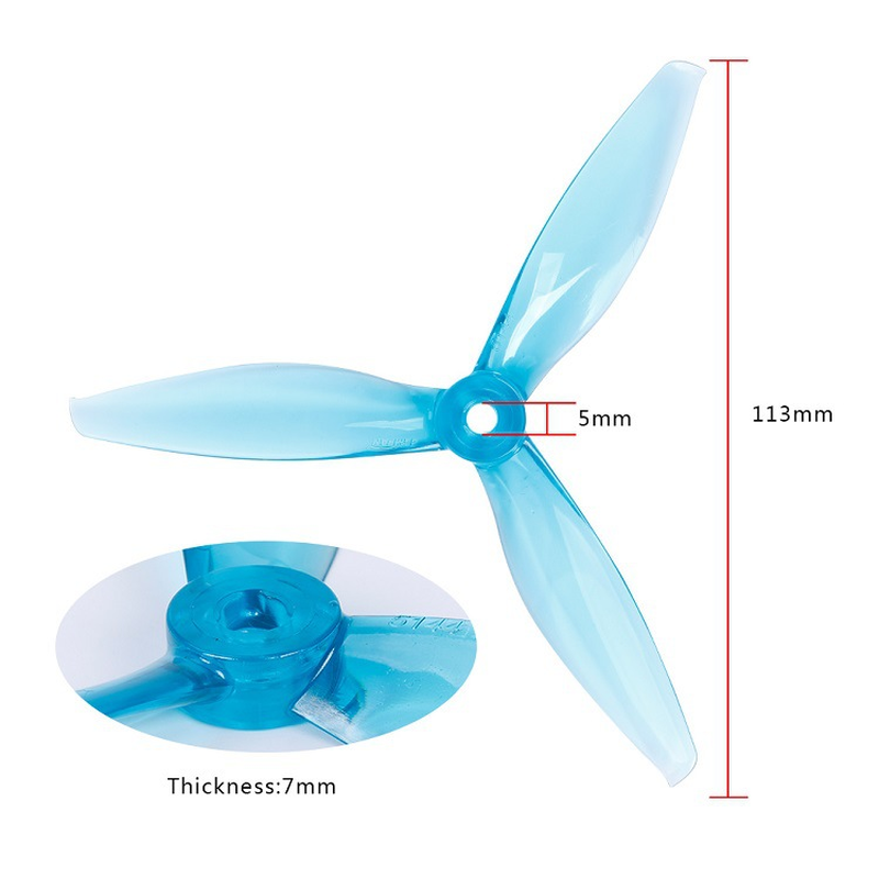 GEMFAN Freestyle 5144 5.1 Inch - مراجعة Fpv Drone Propeller وسعره