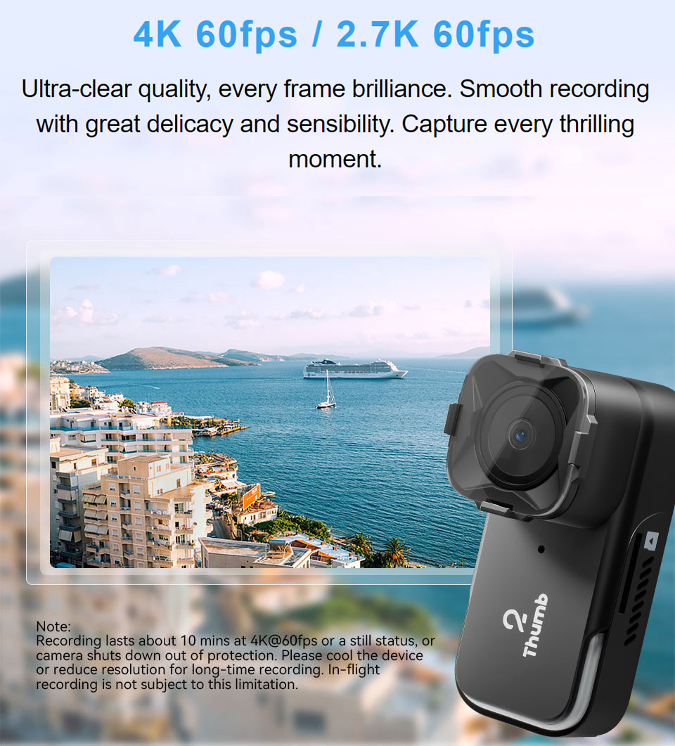 New Version RunCam Thumb 2 4K  - مراجعة Fpv Drone Camera وسعره