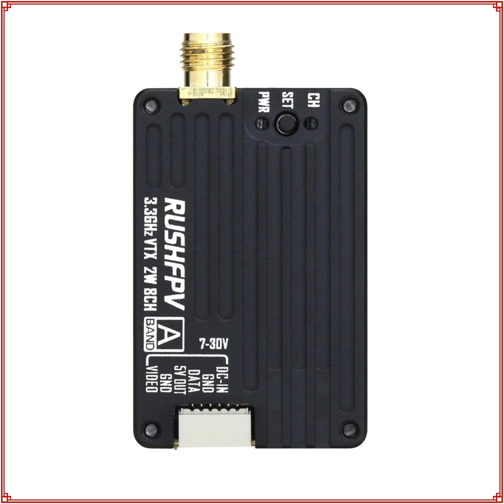 2026 New RUSHFPV 3.3G 2W VTX T - مراجعة Fpv Drone Vtx وسعره