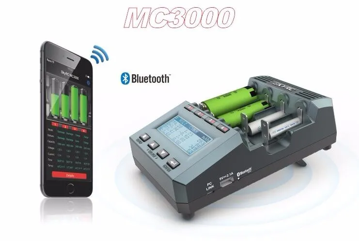 MC3000  Smart 4 Slots LCD Disp - مراجعة Fpv Drone Charger وسعره