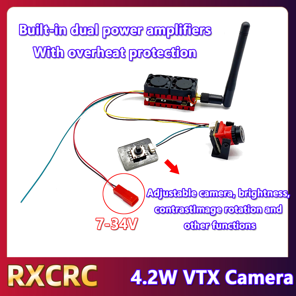 RXCRC 5.8G 48CH 4.2W High Powe - مراجعة Fpv Drone Vtx وسعره