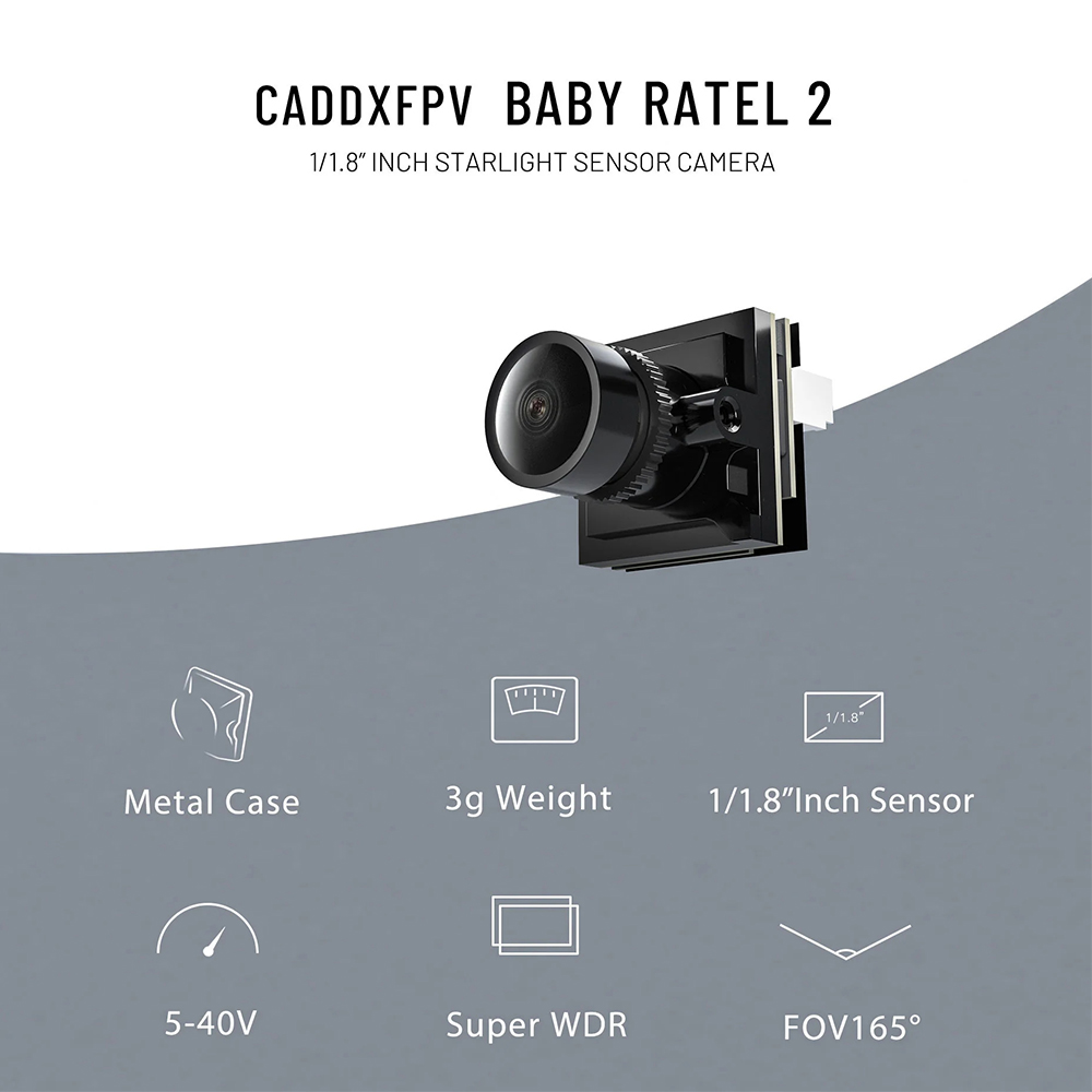 CADDX Micro FPV Camera Ratel 2 - مراجعة Fpv Drone Camera وسعره