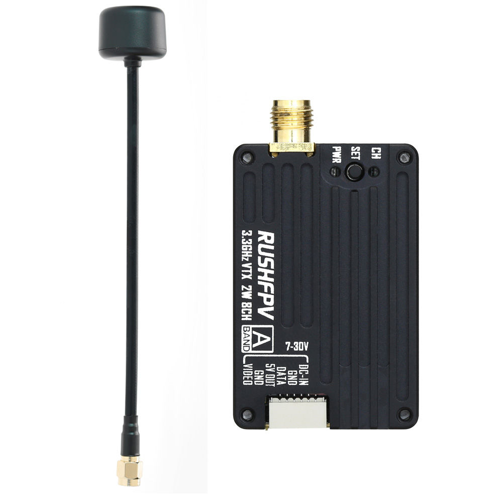 RUSHFPV 3.3G 2W VTX Transmitte - مراجعة Fpv Drone Vtx وسعره