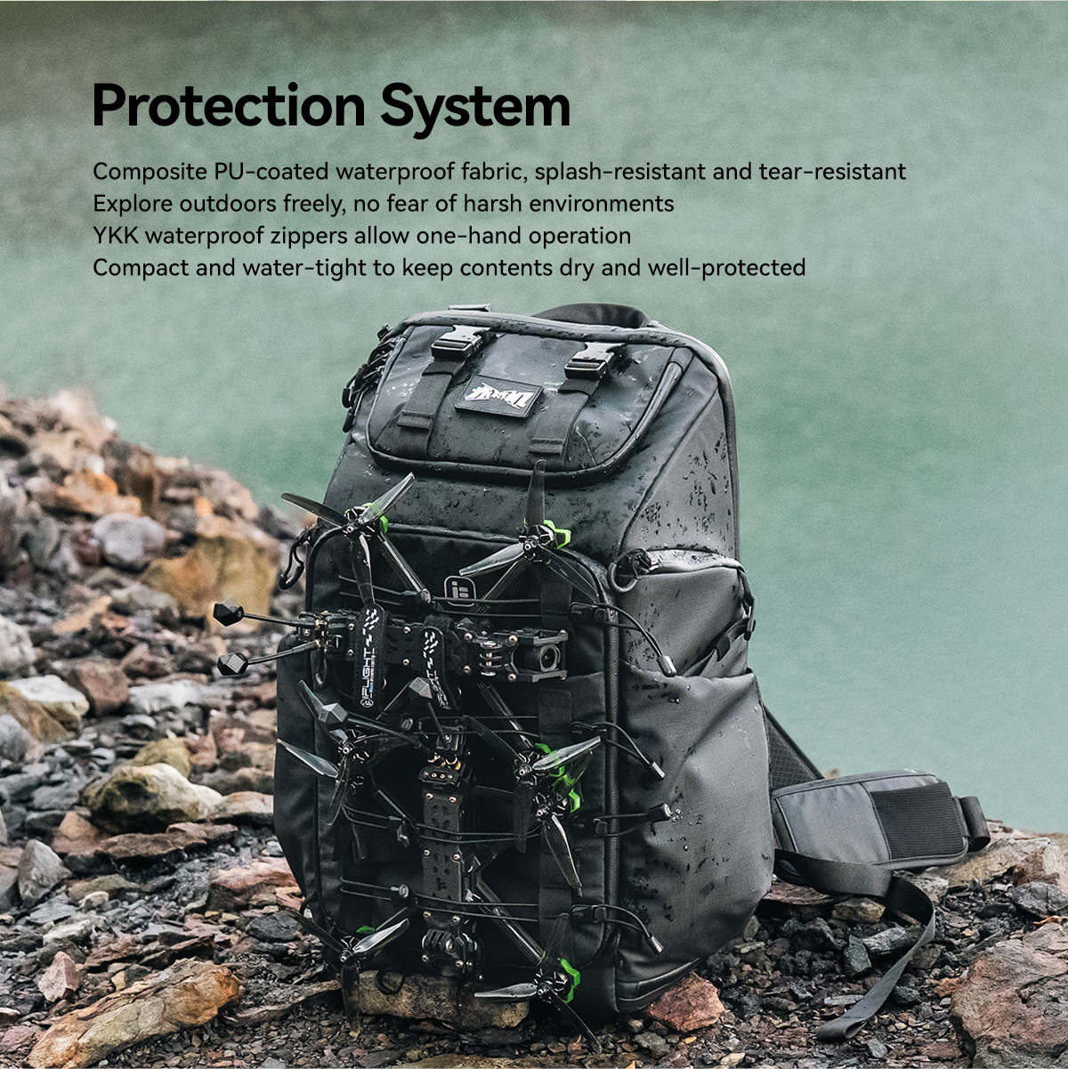 FPV Drone Backpack V2 540X380X - مراجعة Fpv Drone Bag وسعره