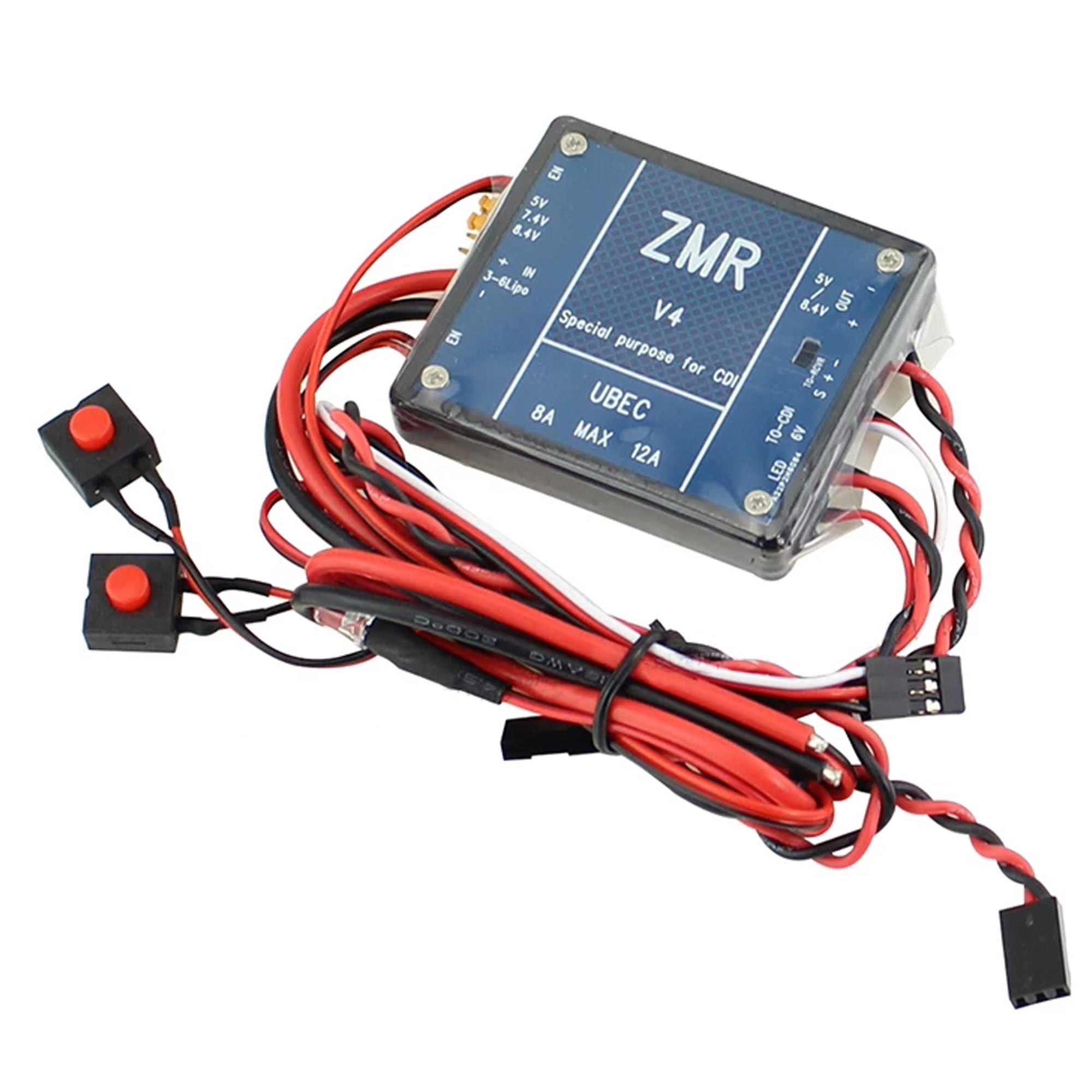 UBEC V2 V3 V4 ZMR 8A Dual BEC  - مراجعة Fpv Drone Battery وسعره