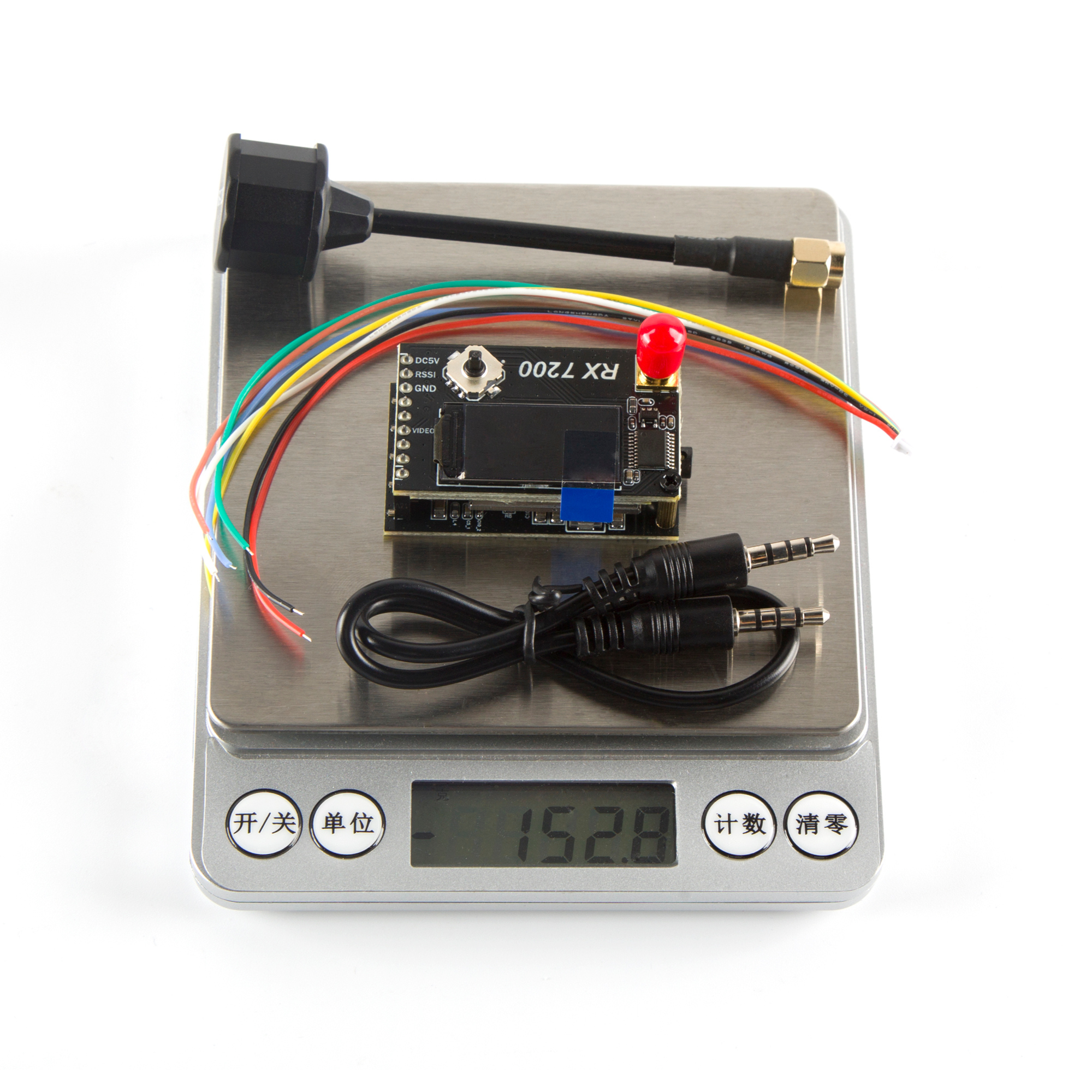 7.2G Video Receiver Module 64- - مراجعة Fpv Drone Goggles وسعره