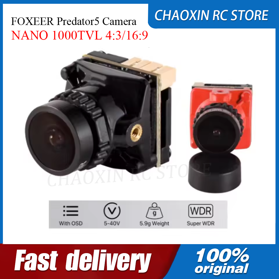 FOXEER Predator5 Camera NANO 1 - مراجعة Fpv Drone Battery وسعره