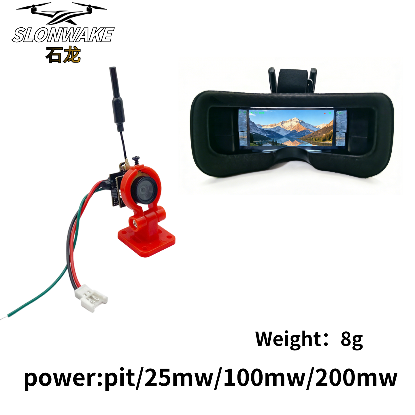 Slonwake 5.8G 48CH 200mW FPV D - مراجعة Fpv Drone Vtx وسعره