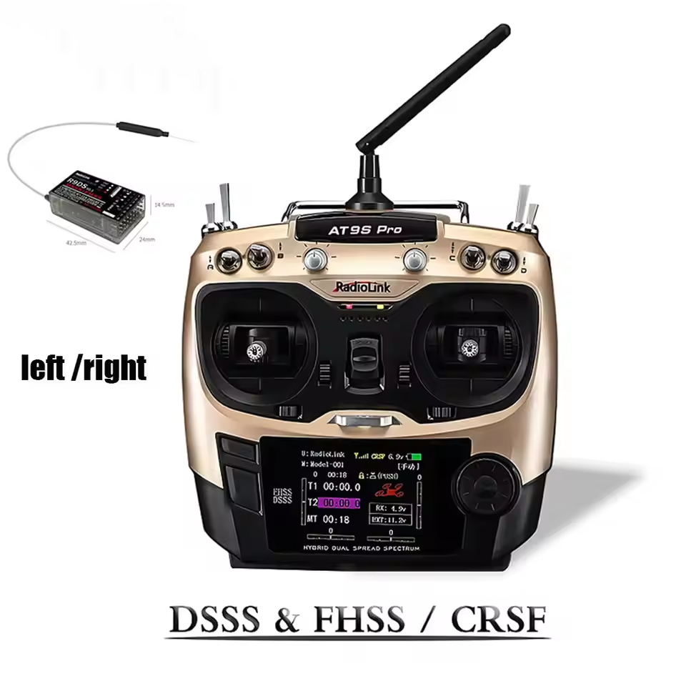 Radiolink AT9SPro 12CH 2.4G DS - مراجعة Fpv Drone Battery وسعره