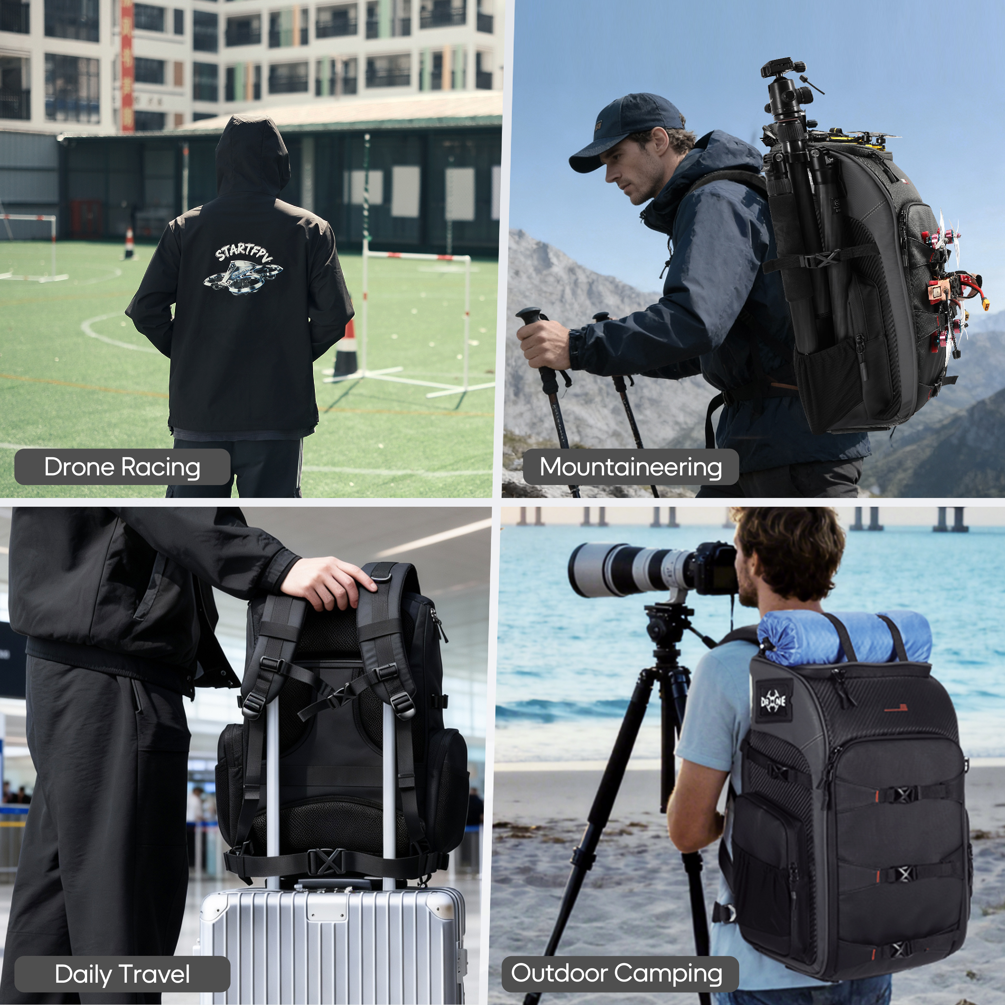 FPV Drone Backpack 40L Profess - مراجعة Fpv Drone Bag وسعره