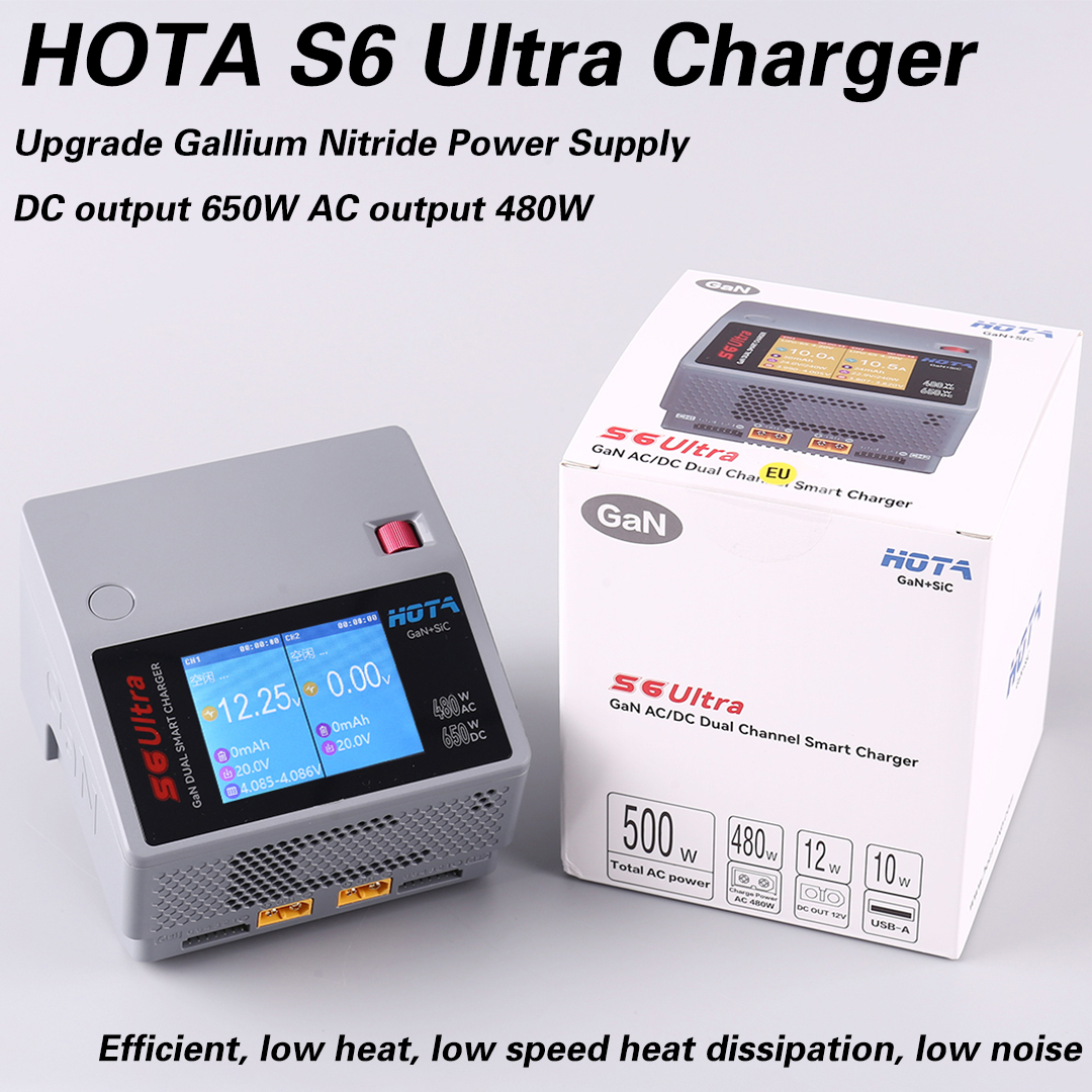 HOTA S6 Ultra Gallium Nitride  - مراجعة Fpv Drone Charger وسعره