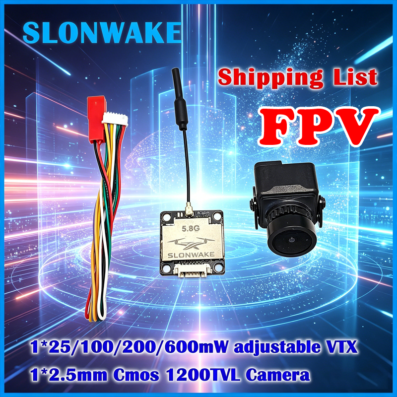 SLONWAKE Ready to use 5.8G 48C - مراجعة Fpv Drone Camera وسعره