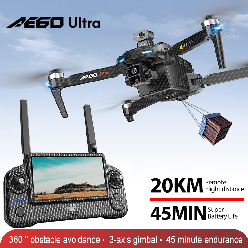 AE60 GPS Drone Professional 8K - مراجعة Fpv Drone Charger وسعره