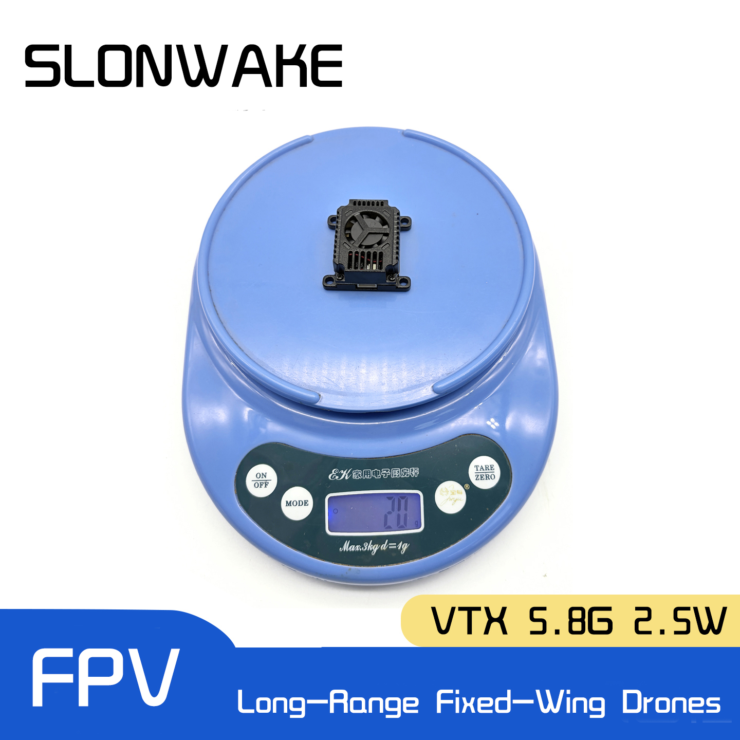 SLONWAKE 5.8G 48CH FPV Transmi - مراجعة Fpv Drone Vtx وسعره