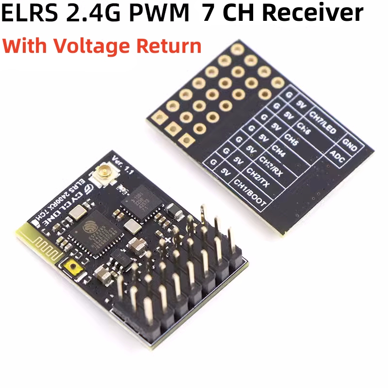 ELRS 2.4G PWM 7CH 6CH CRSF Rec - مراجعة Fpv Drone Battery وسعره