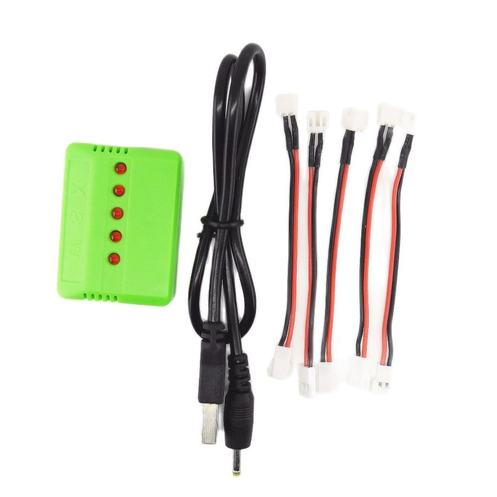 5PCS Cables And 1X 5 In 1 USB  - مراجعة Fpv Drone Charger وسعره