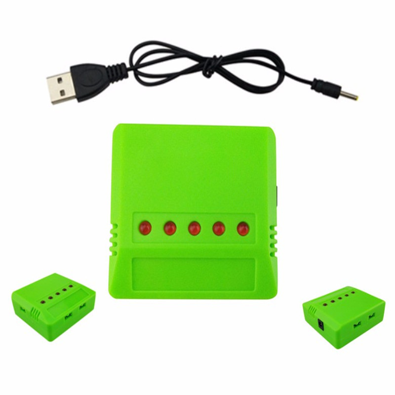 5PCS Cables And 1X 5 In 1 USB  - مراجعة Fpv Drone Charger وسعره
