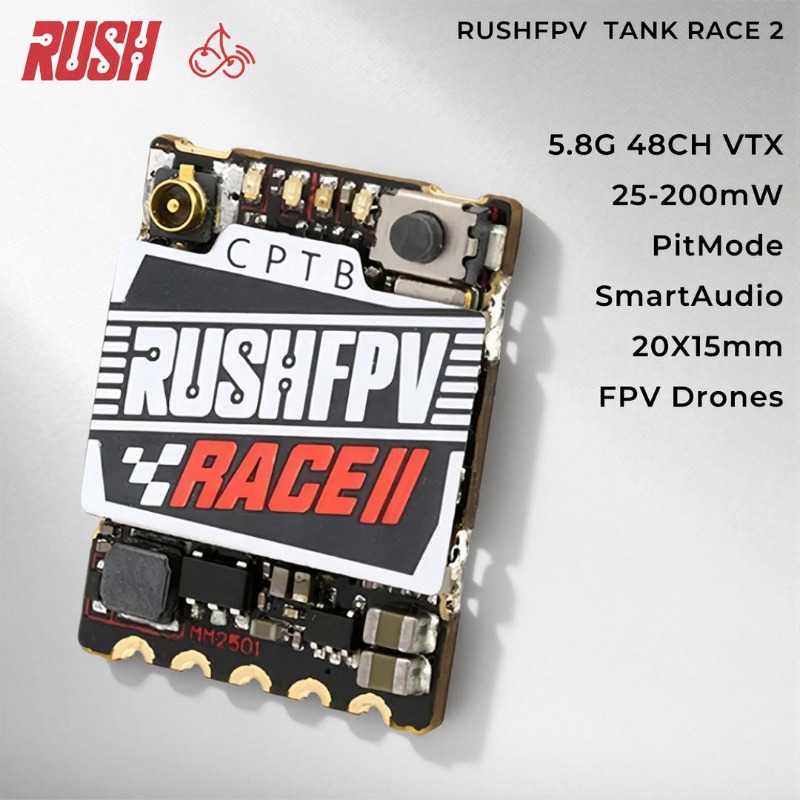 RushFPV 5.8GHz FPV VTX 48CH 25 - مراجعة Fpv Drone Vtx وسعره
