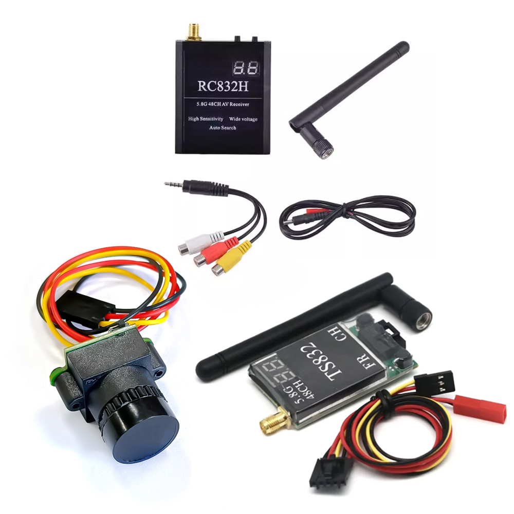 TS832 Receiver +RC832 +1000TVL - مراجعة Fpv Drone Antenna وسعره
