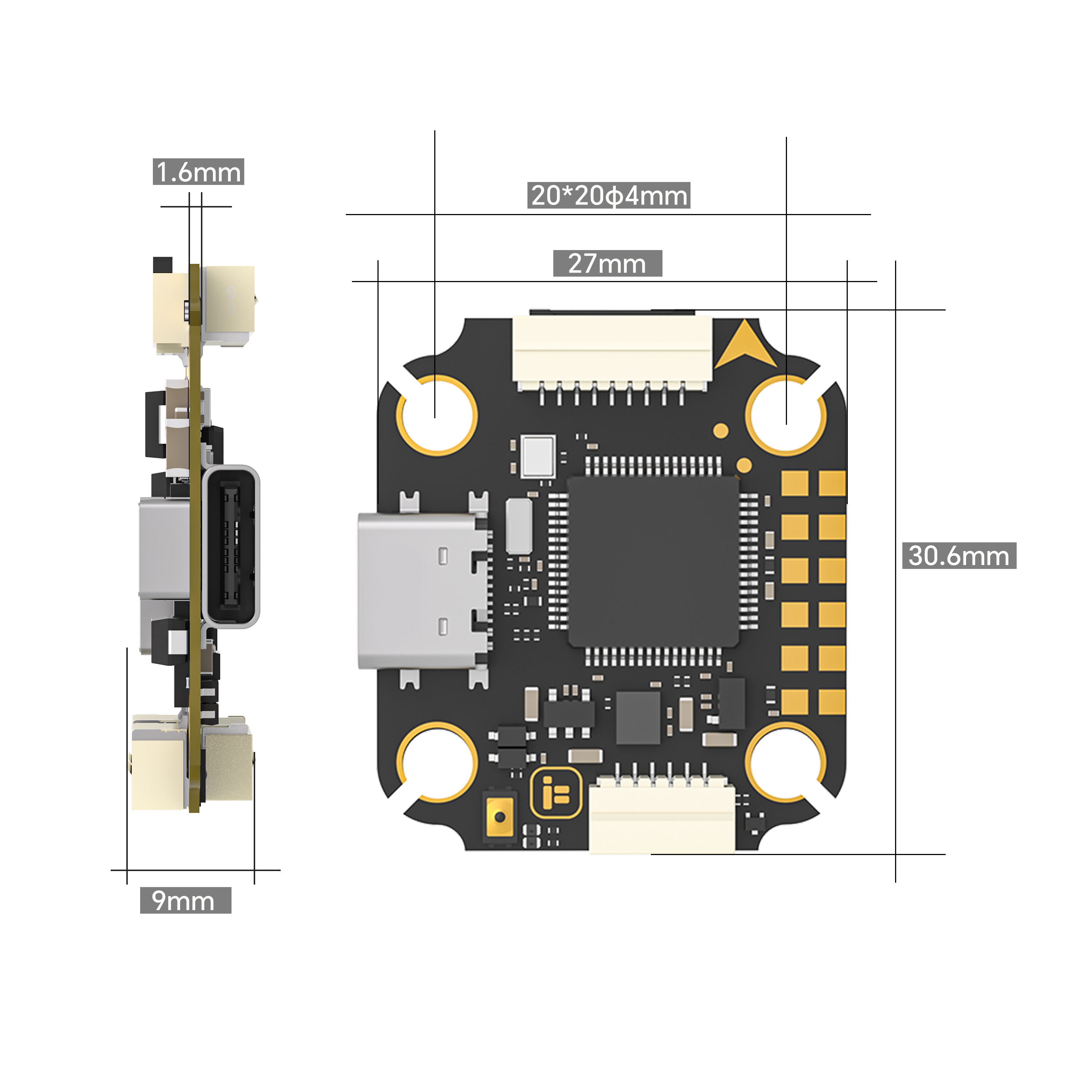 iFlight Borg F7 Mini Stack Fli - مراجعة Fpv Drone Esc وسعره
