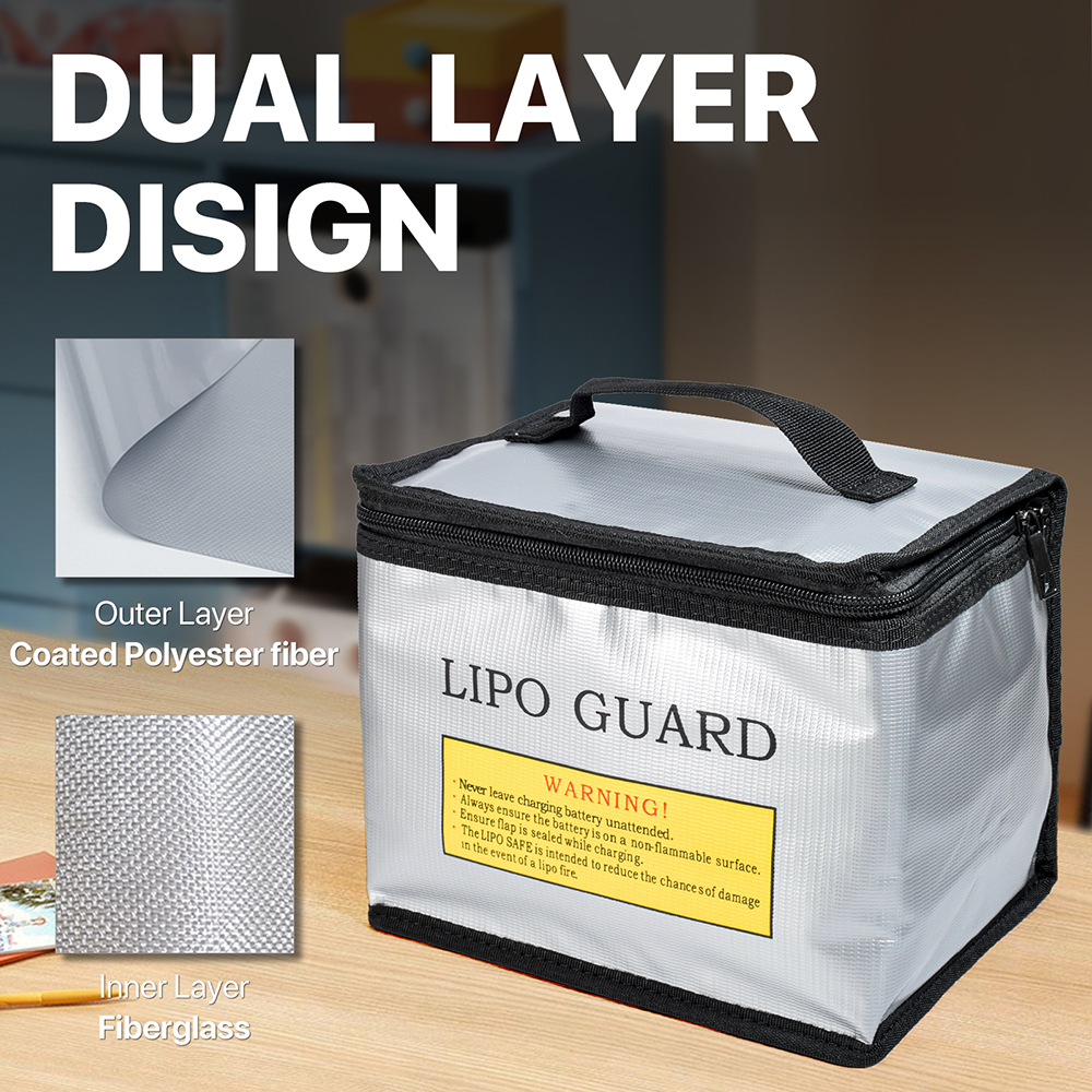 Lipo Guard Safety Bag Fireproo - مراجعة Fpv Drone Bag وسعره